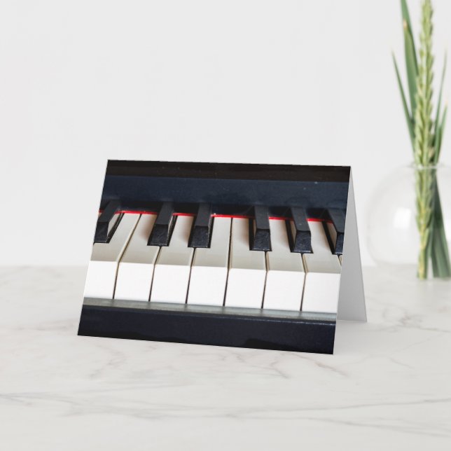 Grußkarte Grand Piano Karte (Vorderseite)