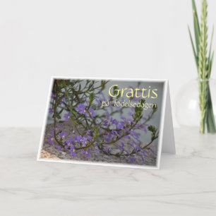 Grußkarte Grattis på födelsedagen CC0513 Karte