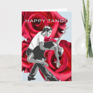 Grußkarte "HAPPY TANGO" Karte