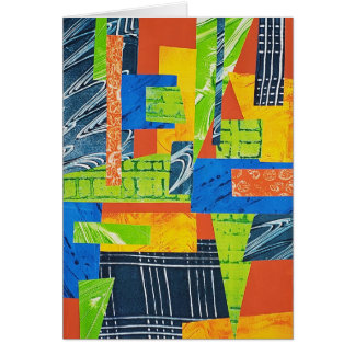 Grußkarte "Helle Collage" 1