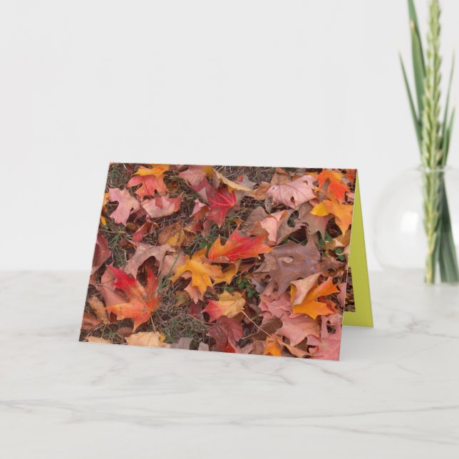 Grußkarte/Herbst Karte (Vorderseite)