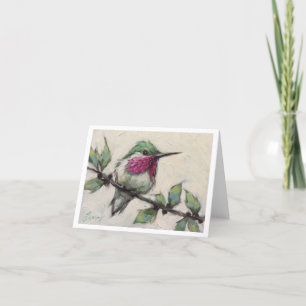 Grußkarte - Hummingbird Dankeskarte