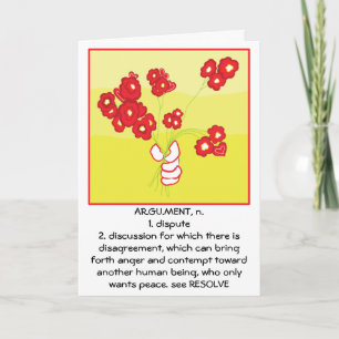 Grußkarte "I'M SORRY" Karte