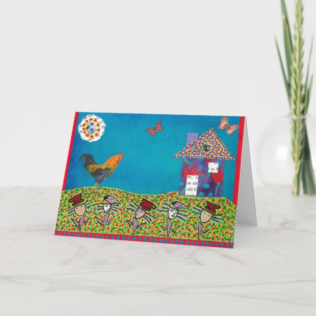 Grußkarte im Springtime Karte (Vorderseite)