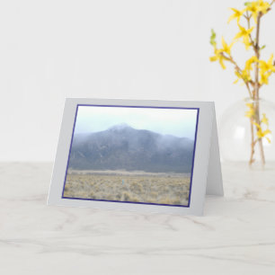 Grußkarte in den Bergen Karte