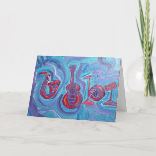 Grußkarte - Jazz am Nachmittag Karte