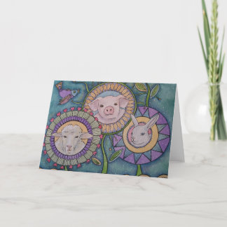 Grußkarte "Jemand nicht etwas" Karte