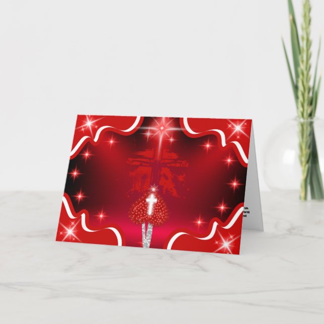 Grußkarte Jesu Erlöser Karte (Vorderseite)