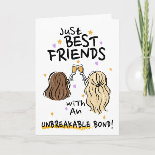 Grußkarte "Just Best Friends" Einladung