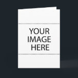 Grußkarte Karte<br><div class="desc">Fügen Sie Ihr eigenes Bild für ein wirklich einzigartiges Geschenk oder Sake - erhältlich in zwei Größen.</div>