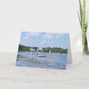 Grußkarte: Lake Harriet, Minneapolis, MN_ Dankeskarte