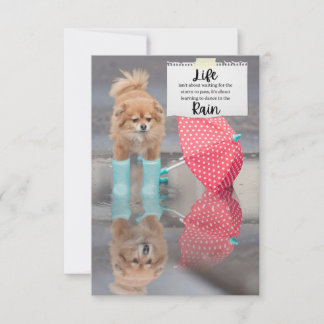 Grußkarte - Leben Dankeskarte