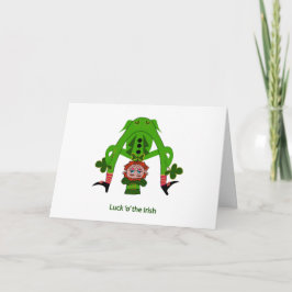 Grußkarte Leprechaun - St. Patrick's Day Karte