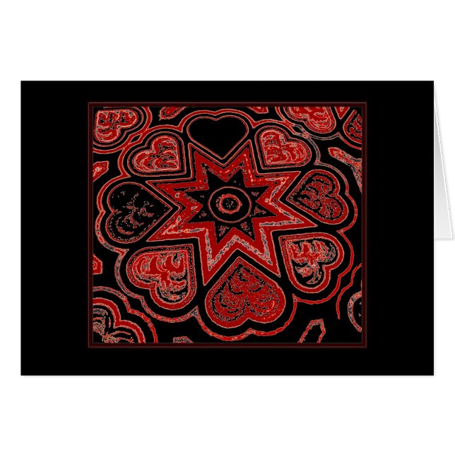 Grußkarte "Mein Herz" (Vorderseite (Horizontal))