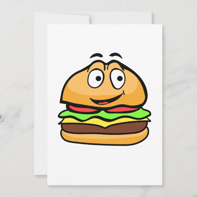 Grußkarte mit Cartoon Hamburger Feiertagskarte (Vorderseite)