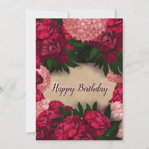 Grußkarte mit Gleich gesinnten Happy Birthday Karte