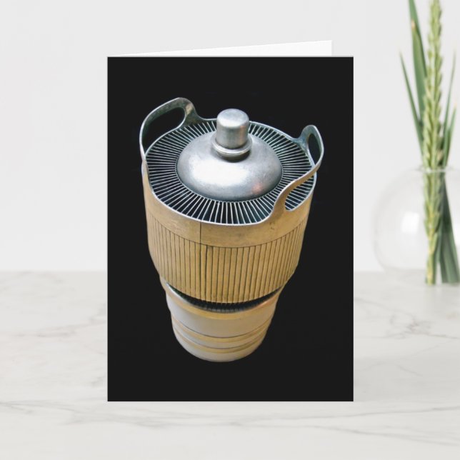 Grußkarte mit hohem Power Karte (Vorderseite)