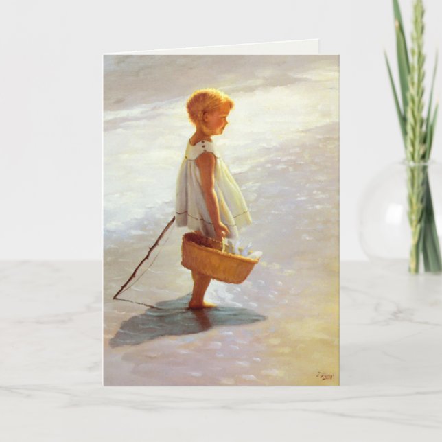 Grußkarte mit I. Davidi-Malerei Karte (Vorderseite)