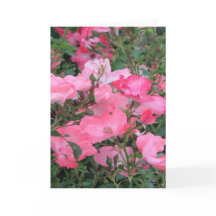 Grußkarte mit rosa Rosen