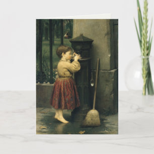 Grußkarte mit Seymour Joseph Guy Gemälde Karte