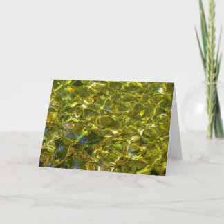 Grußkarte "NorCal Natur": Wasserkarte Karte