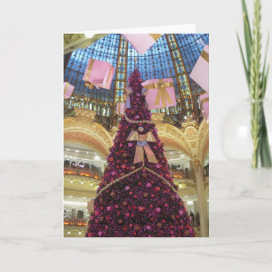 Grußkarte "Paris Weihnachten" Feiertagskarte