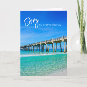 Grußkarte Pier von Pensacola Beach Karte