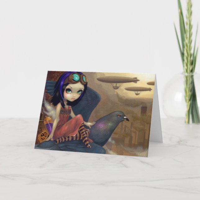 Grußkarte "Poe's Flight" Karte (Vorderseite)