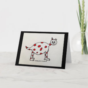 Grußkarte "Polka Dot Harley" Karte