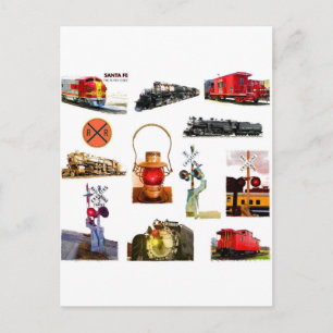 Grußkarte Railroadiana Postkarte