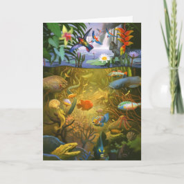 Grußkarte Rainforest Wildlife Karte