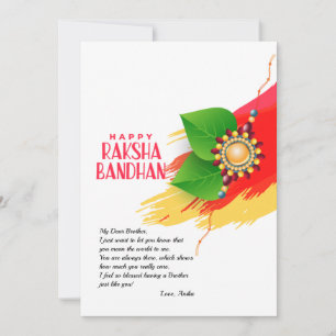 Grußkarte Raksha Bandhan