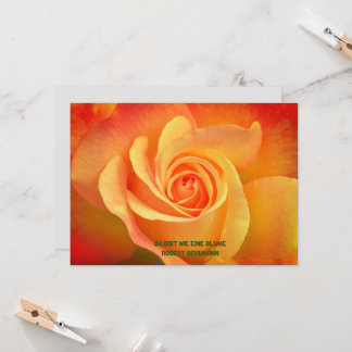 Grußkarte Rose Blume Karte