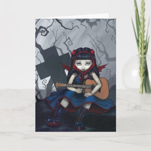 Grußkarte "Sad Song" Karte (Vorderseite)