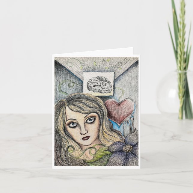 Grußkarte "Saldo" Dankeskarte (Vorderseite)