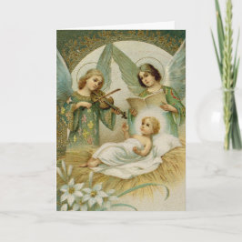 Grußkarte (Schrift): Luke 2:14Gloria Feiertagskarte