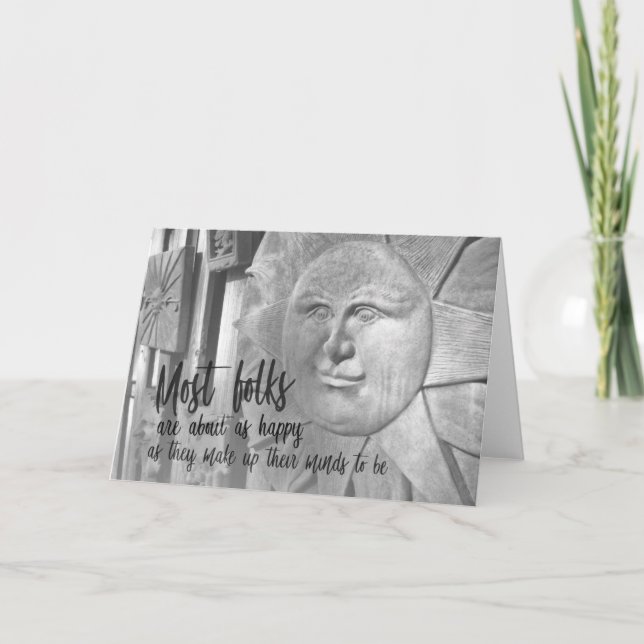 Grußkarte sein dankeskarte (Vorderseite)