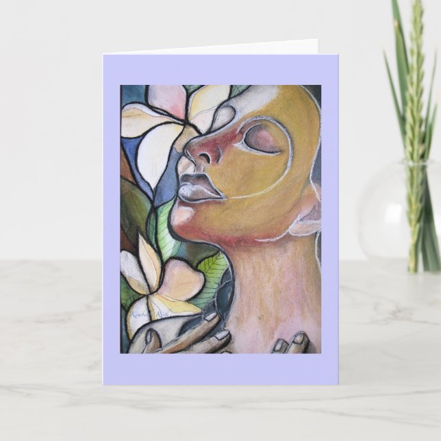 Grußkarte: "Selbstheilung" Karte (Vorderseite)