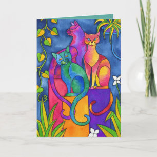 Grußkarte - Sitting Stolz Karte