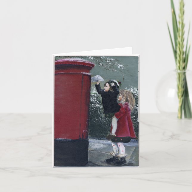 Grußkarte "Sonderlieferung" Feiertagskarte (Vorderseite)