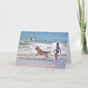 Grußkarte SURF PLAY Dankeskarte