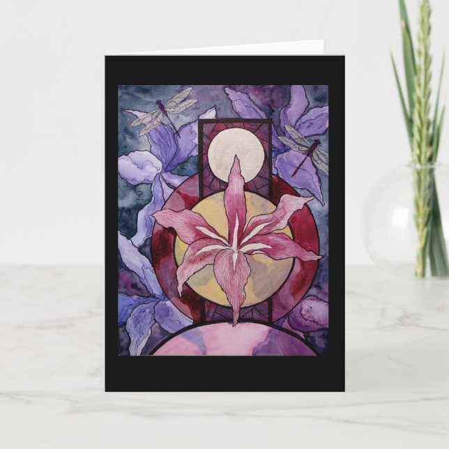 Grußkarte: "The ReBirth Karte (Vorderseite)