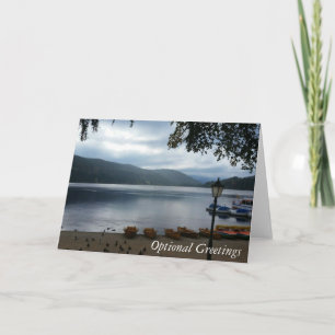Grußkarte Titisee Deutschland Karte