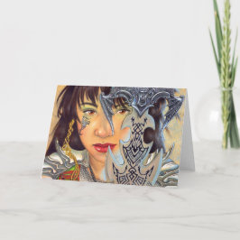 Grußkarte "Velvet and Steel" Karte