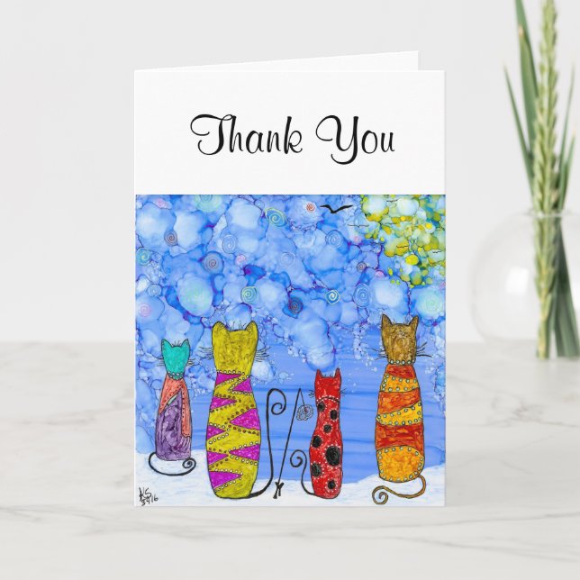 Grußkarte verschwinden dankeskarte (Vorderseite)