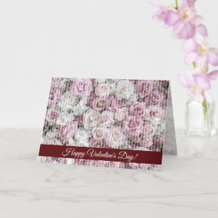 Grußkarte - Viktorianische Rose Collage Karte