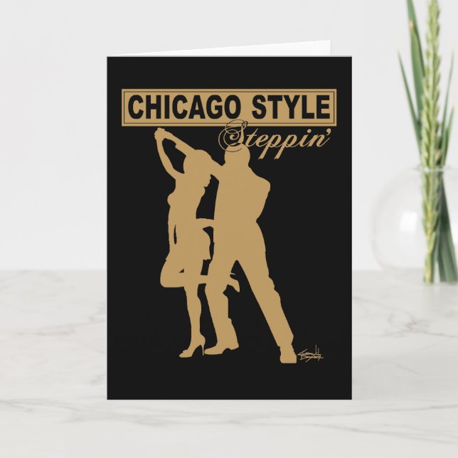 Grußkarte von Chicago Style Steppin Karte (Vorderseite)