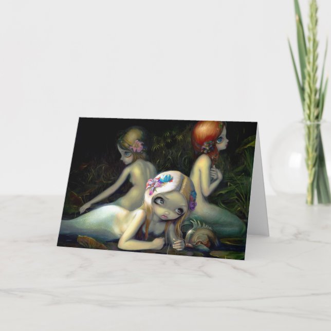 Grußkarte "Wasserelementare" Karte (Vorderseite)