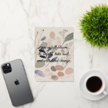 Grußkarte Watercolor Florals