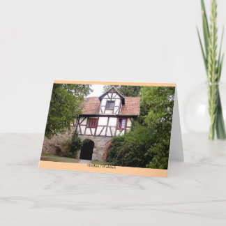 Grußkarte: Wetter / Waldeck Karte